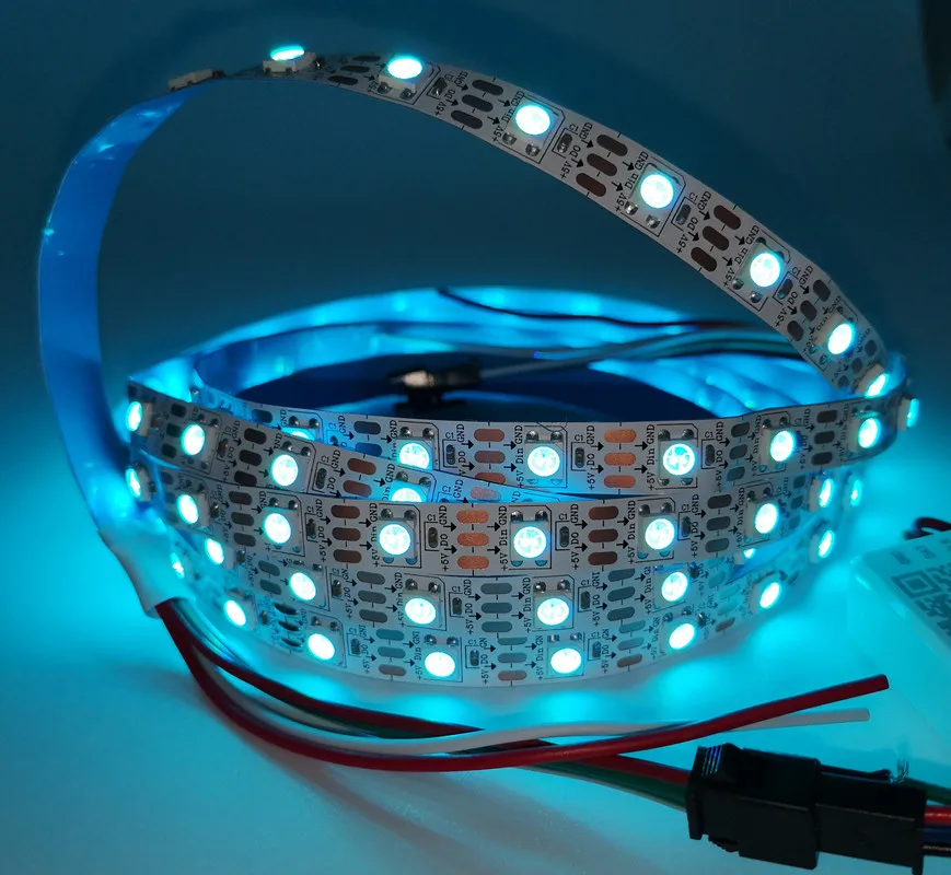 5m WS2812B Smart LED Pixel Strip, Black/White PCB, 30/60/144 LEDs/m WS2813 WS2812 30/60/144 Pixels, IP30/IP65/IP67 DC5V
