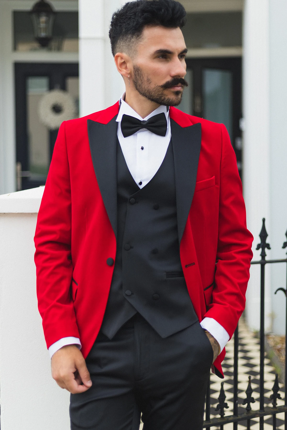 Esmoquin clásico de terciopelo para hombre, Blazer de solapa de pico, ajustado, un botón, ropa de novio, solo chaqueta hecha a medida, Terno Masculino