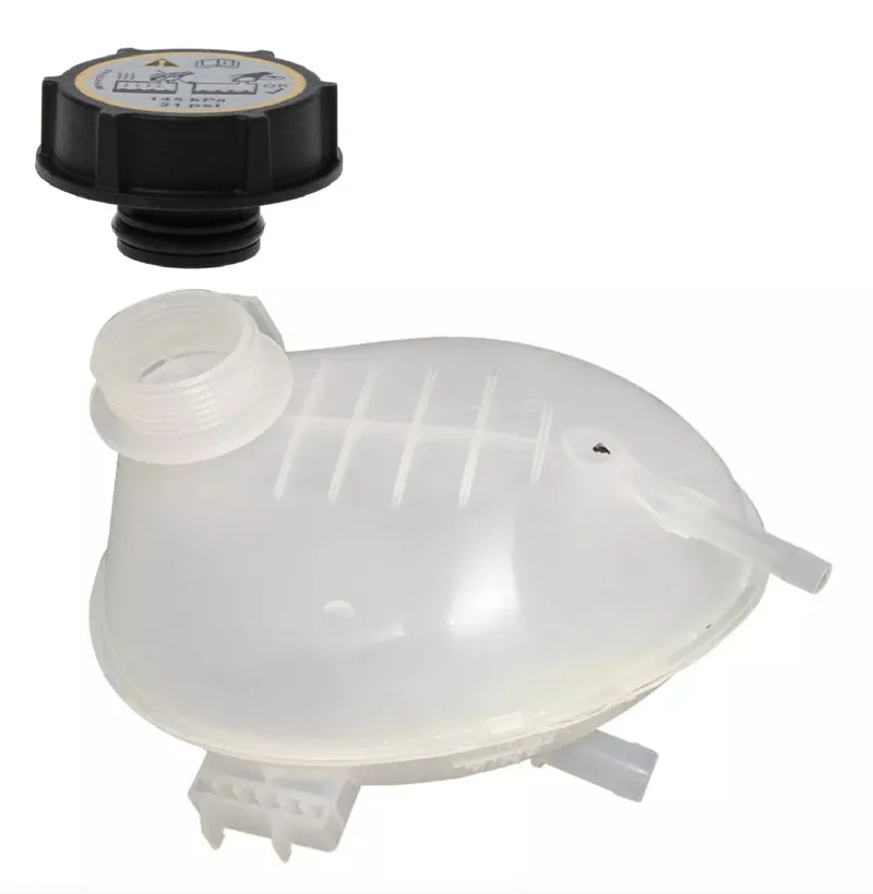 

POKESS Accessories Engine Radiator Overflow Expansion Tank Bottle Reservoir With Cap For Ford Ecosport GN11-8A080-AA