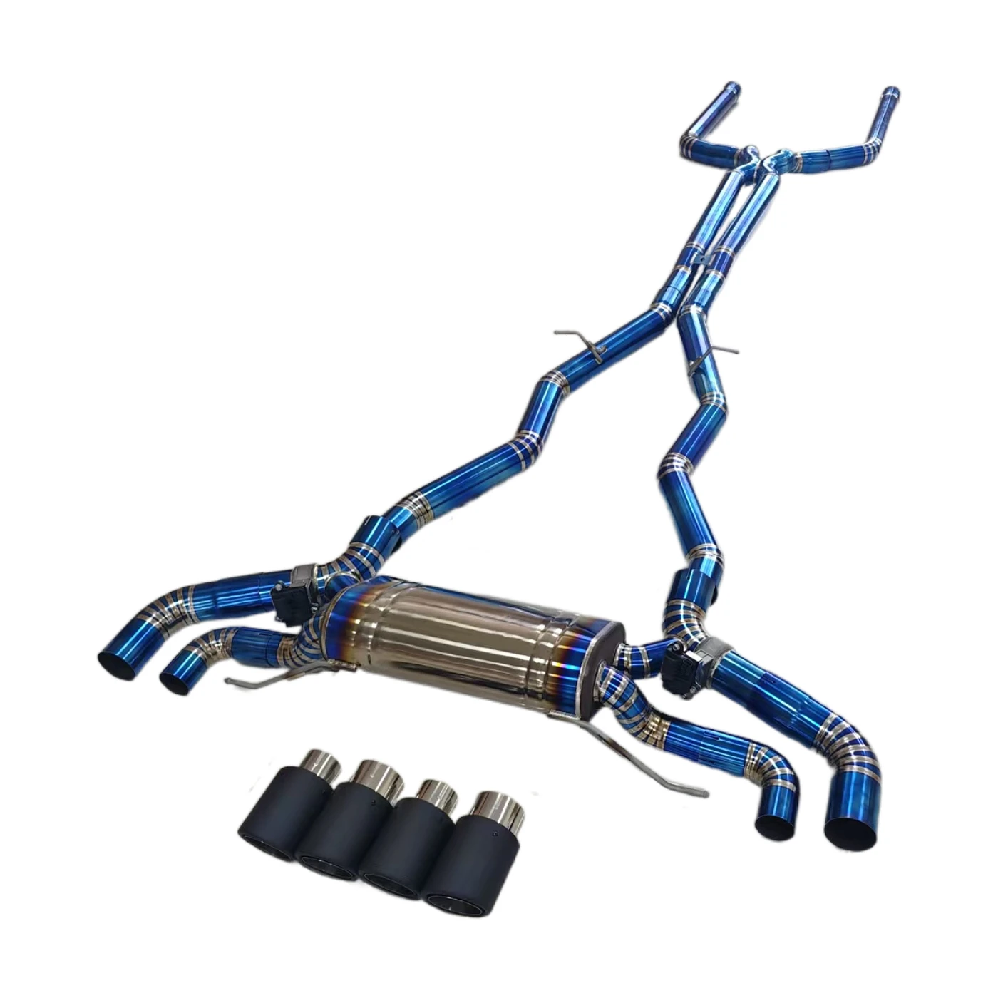 

AKS Titanium Alloy Exhaust System For BMW M5 F90 With Muffler Valves Auto Tuning Exhausted System Pipes