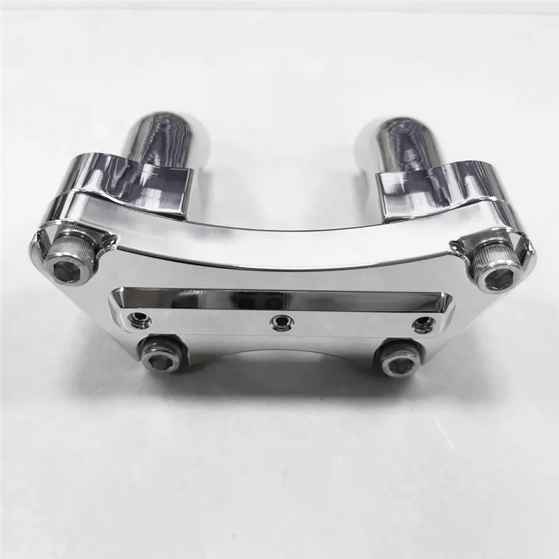 

3-1/2 Inch Pullback Handlebar Risers & Top Clamp Kit For Dyna Softail Fat Boy-ABQA
