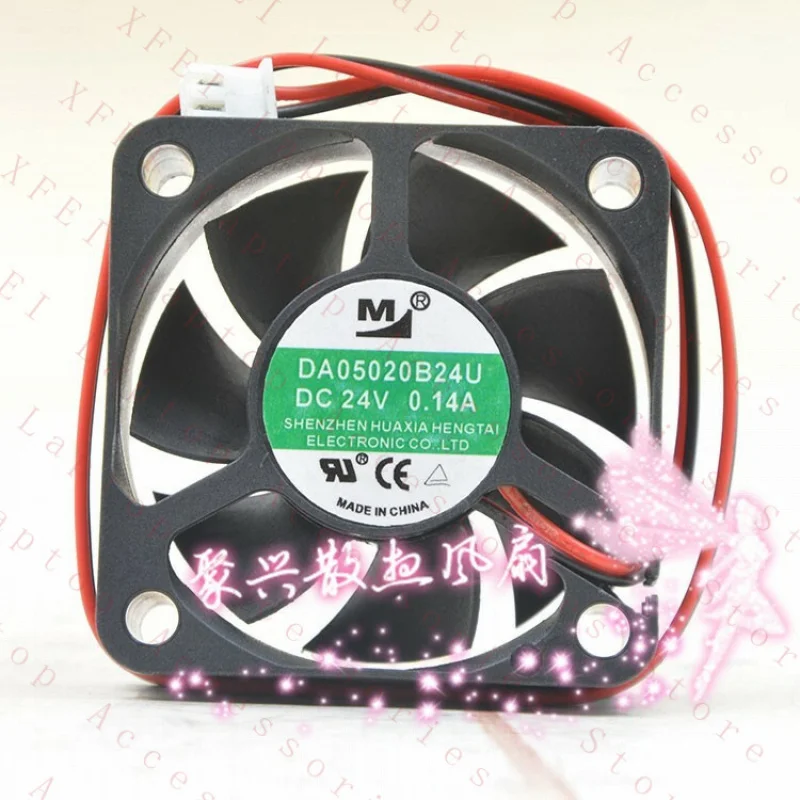 D  1PC DA05020B24U Cooling Fan 24V 0.14A inverter industrial control machine silent