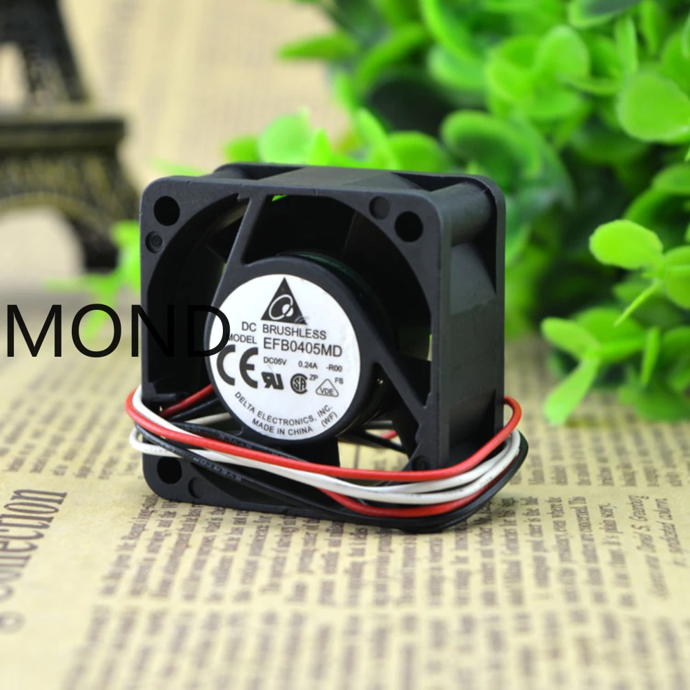 EFB0405MD 4CM 4020 5V 0.24A Double ball fan switch fan DELTA  USB interface switch dedicated fan