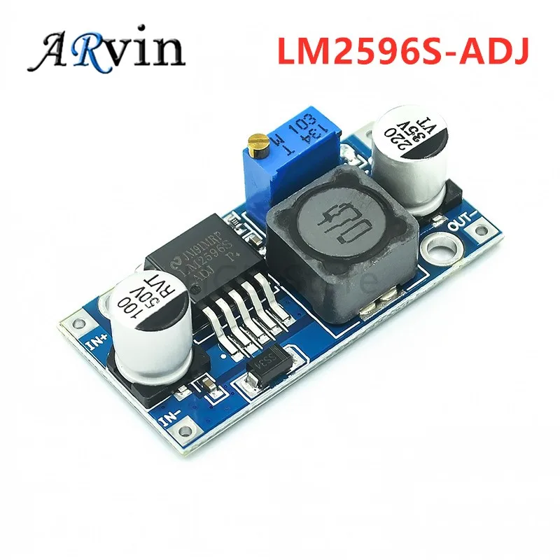 LM2596S-ADJ 3-40V DC-DC adjustable step-down Voltage regulator power supply MODULE BOARD 3A Buck Converter LM2596s LM2596