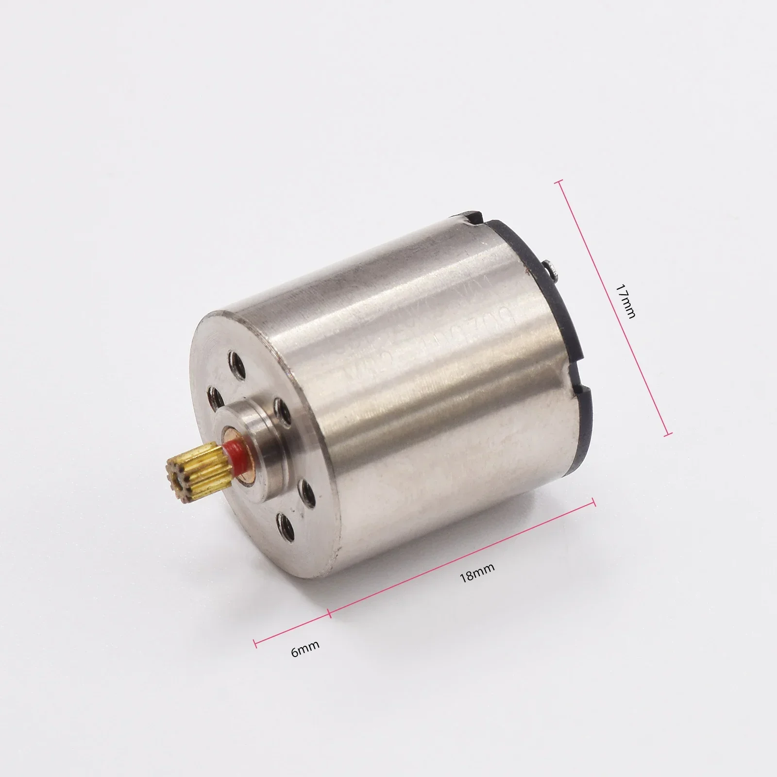 Micro 17mm*18mm 1718 Big Coreless Motor with 12T Teeth Gear DC 5V 6V 11.1V 12V 20000RPM High Speed for Robot Servo Steering