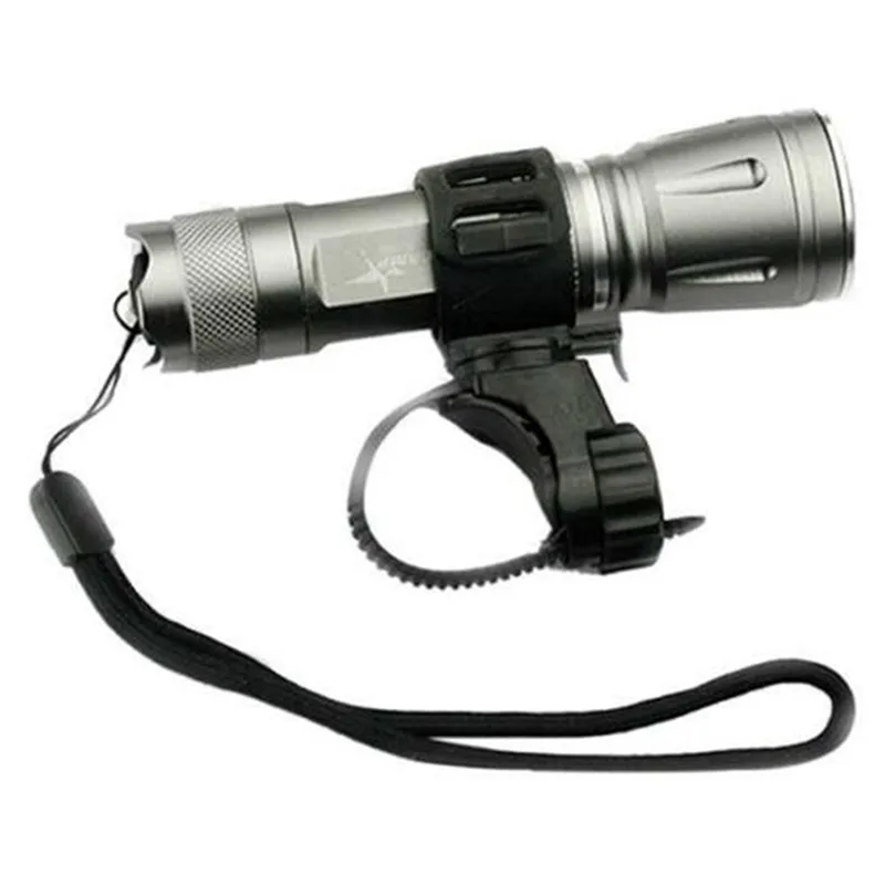 

Bicycle Flashlight Holder Mount 360° Adjustable Rubber Straps Cycle Bike Front Torch LED Headlight Clamp Clip Bracket