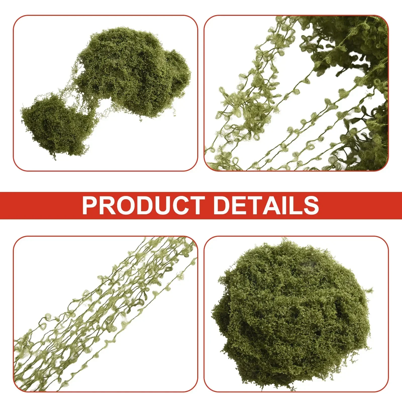 Mousse artificielle de fausses plantes vertes, pour jardin, Patio, respirant, conception incroyablement réaliste pour la décoration de jardin