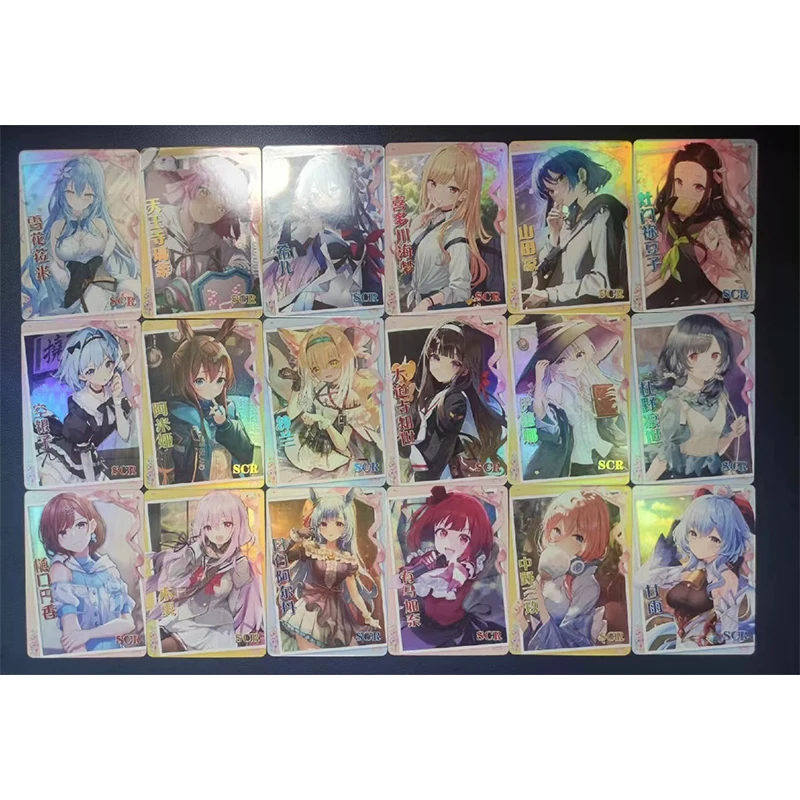 Anime Goddess Story Nakano Miku Rem Yor Forger Tohsaka Rin Kamado Nezuko Mitsuri 2M12 Full Set Collection Card Toy Birthday Gift