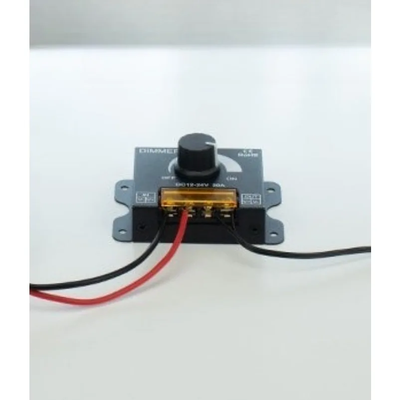 LED dimmer brightness adjustment control DIMMER knob voltage regulation stepless switch DC12V-24V 30A DC