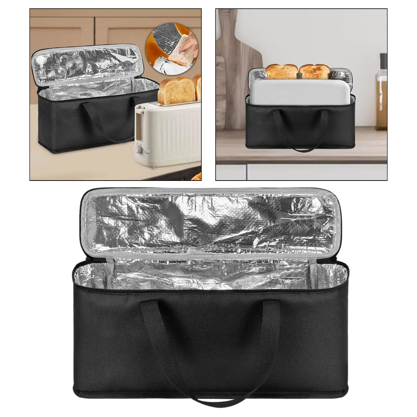 

Сумка для переноски 2-х ломтиков тостера, чехол для переноски на открытом воздухе, кемпинга, пикника, портативная сумка для хранения