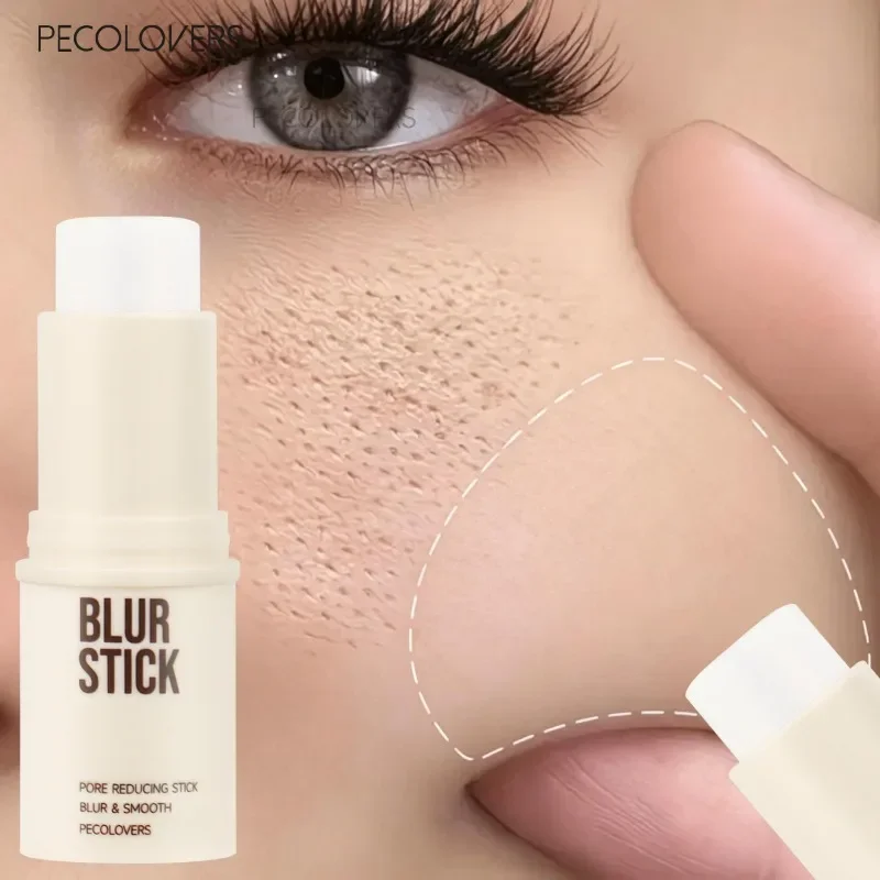 2 Pcs Soft Focus Oil Control Pore Eraser Stick, Dual Use Pore Blur Stick Under & Over Makeup, Clean Girl Natural Daily Makeup