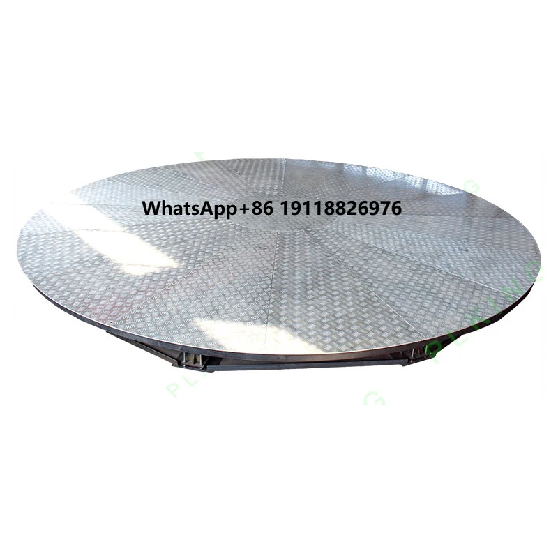 Pajangan Mobil Parkir Platform Putar 360 Derajat Meja Putar Mobil