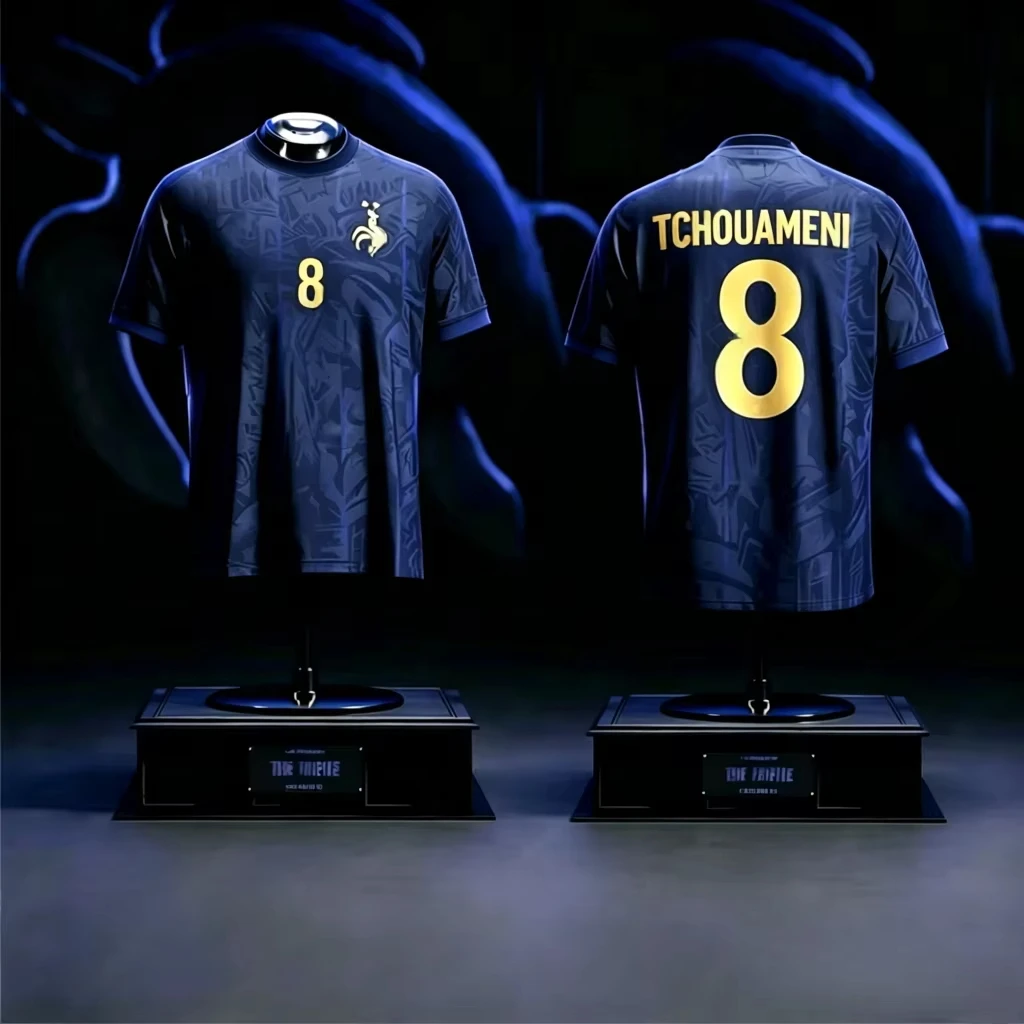 2026-27 Frankreich Gedenkausgabe Trikot T-Shirt Sonderedition Sport Schnelltrocknend und Atmungsaktiv Fußballtraining – Detail 9