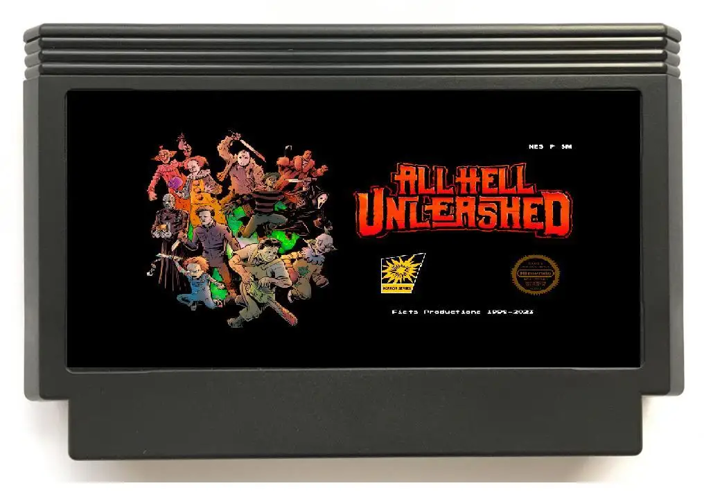خرطوشة ألعاب All Hell Unleashed لوحدة التحكم NES/FC