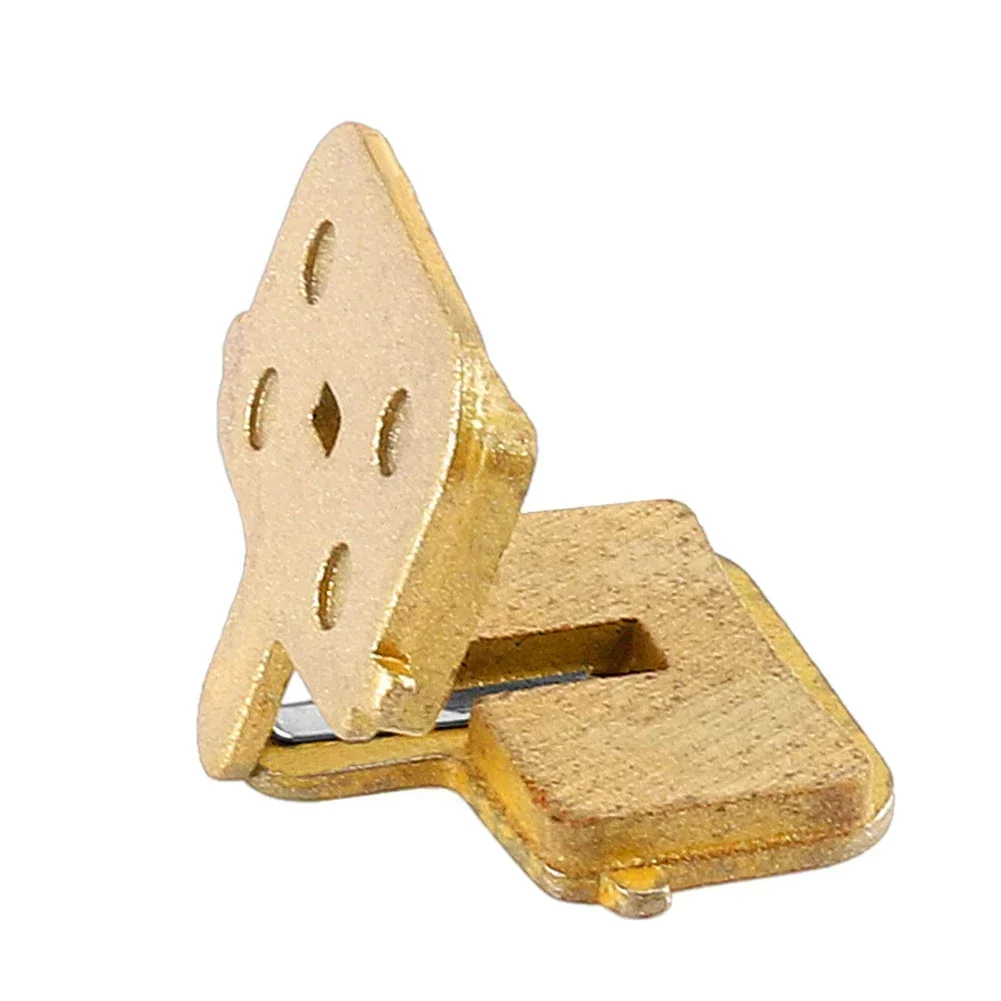 

Heavy Duty Full Metal Brake Pads For Kugoo Gbooster Electric Scooter Gold Color Strong High Temperature Capacity