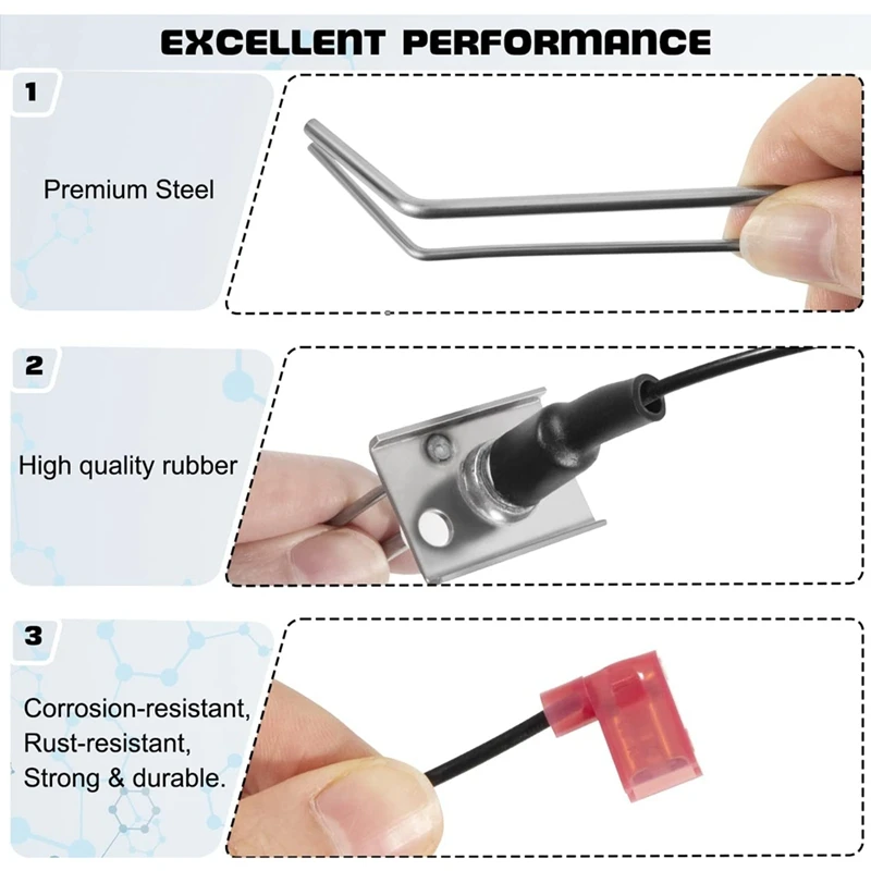 طقم قطب فرن 35100 لقطب فرن هيدرو لهب RV لـ Atwood AFS AFM AFL DFS DFM استبدال الشاعل