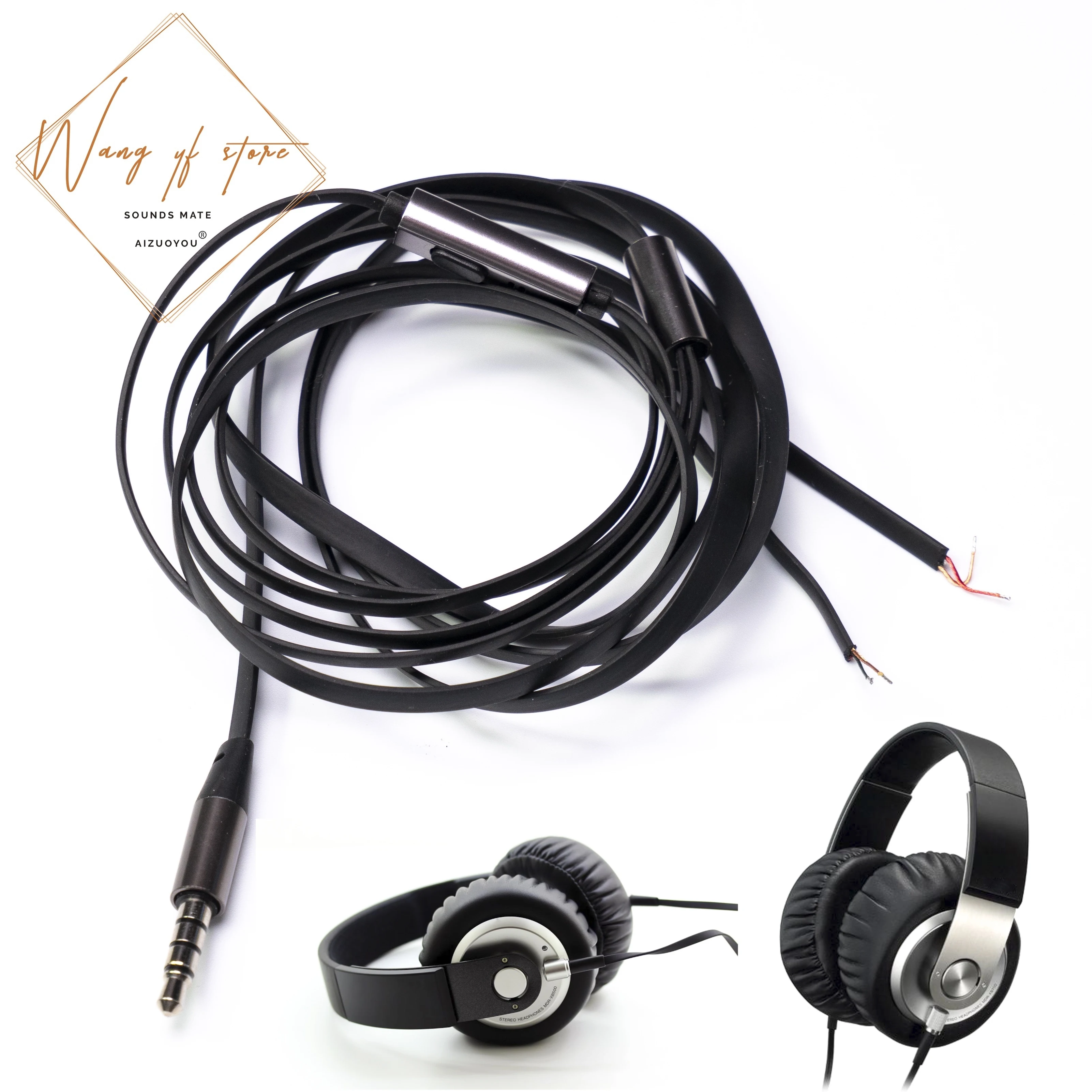 ソニーMdr xb300 xb500 xb700 xb1000ヘッドフォンラインワイヤー用修理