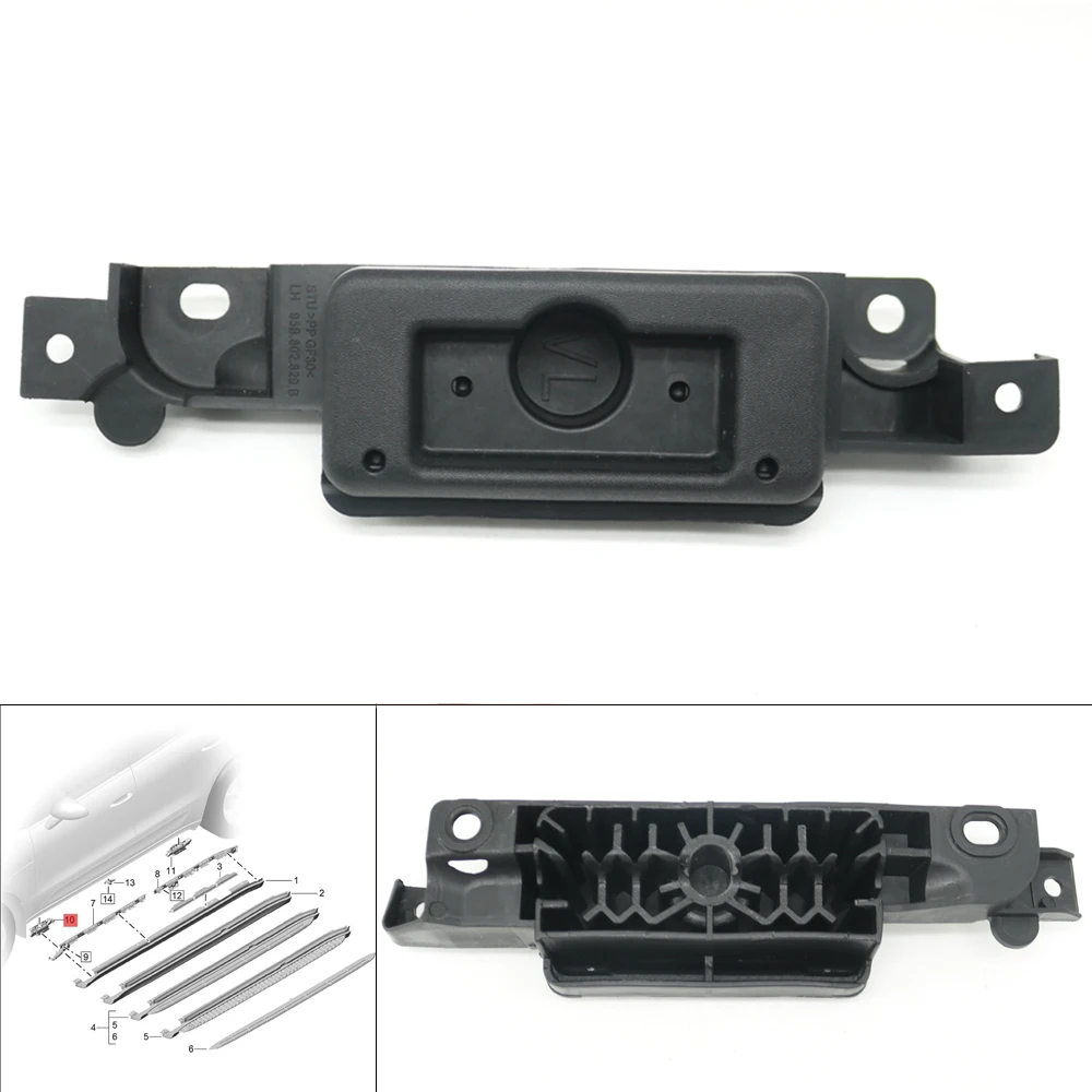 Front Rear Left Right Center Pillar Rocker Jacking Lifting Support Cushion Pad For Porsche Macan 95B 2015-2023 95B802829B9B9