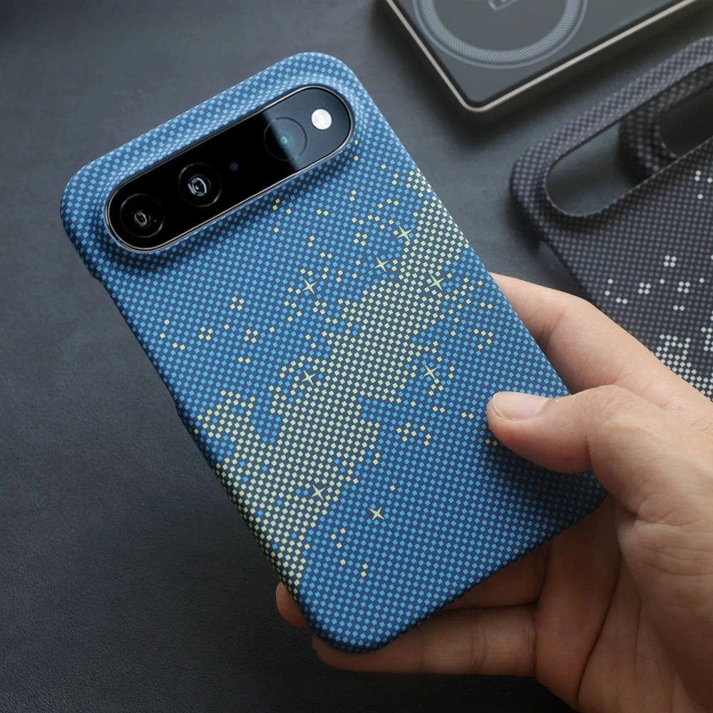 For Huawei Pura X View Case New Fashion PC Hard Magnetic High Quality Carbon Fiber Pattern Anti-fall Cover For pura X view Shell