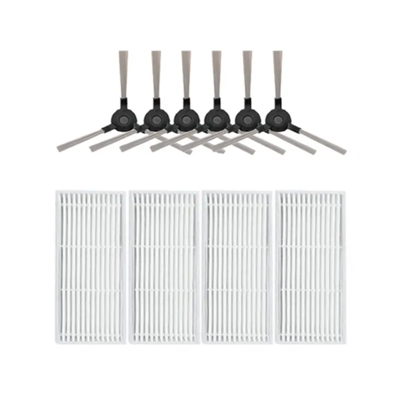 Aspirador de pó hepa filtro escova lateral mop pano para midea vrb81b aspirador de pó robótico peças accessoreis