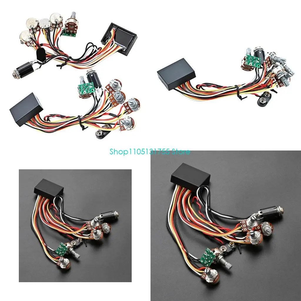 

K0EF Active & Passive EQ Electric Bass Preamp Circuit Tone Control Fittings