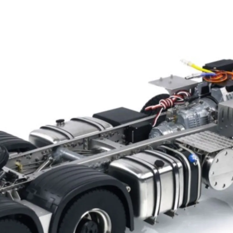 

1/14 ScaleClub 8x8 Metal Chassis 3Speed Transmission Airbag Suspension for R620 RC Tractor Truck R730 Vehicle Model Toys