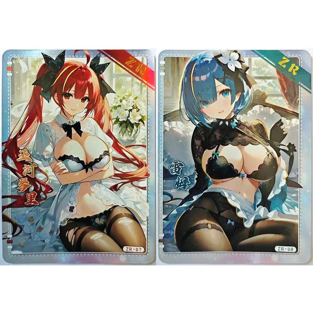 أنيمي آلهة قصة ZR Asuka Langley Soryu Yae Miko Miku قسط بريق تحصيل بطاقة عيد الميلاد هدية عيد ميلاد مجلس لعبة