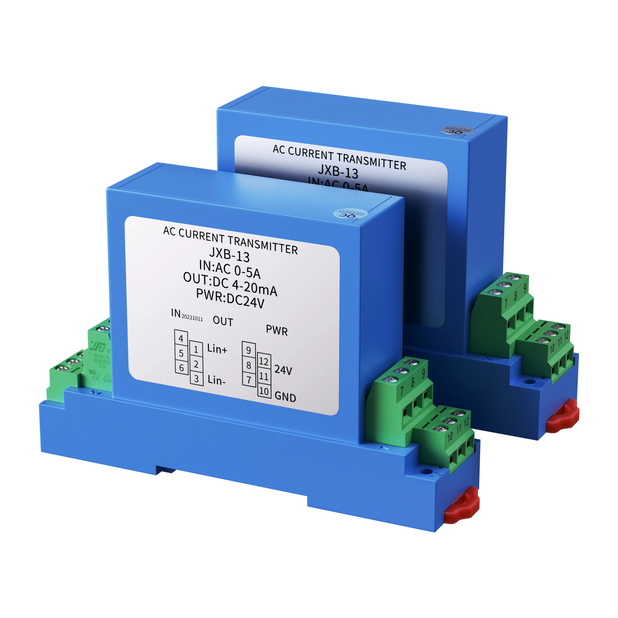 Imagem -04 - Transformador de Tensão ac dc Sensor de Tensão Transmissor 20ma 75mv 0100mv 500mv 1000v Out v 10v Rs485