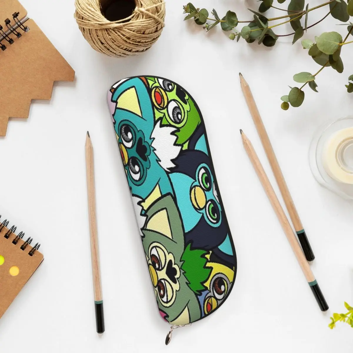 Nightmare Furby Cartoon Robot Toys Astuccio Portapenne Portapenne Articoli di cancelleria Astuccio per penne di grande capacità Astuccio per regali per studenti