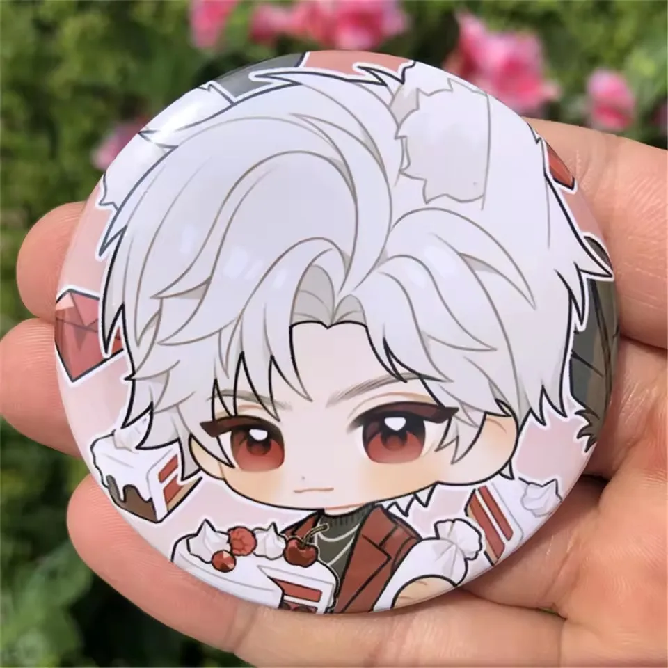 لعبة الحب والفضاء العميق Qinche Sylus Xavier Zayne Rafayel أزياء تنكرية SPTE مطلي بالقصدير شارة بدبوس إكسسوارات قلادة الدعامة #6