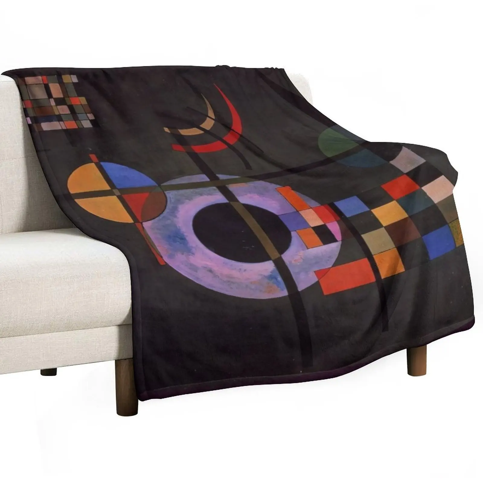 Wassily Kandisky Counter Weights (Gegengewichte) - abstract art Throw Blanket Moving Flannels For Sofa Thin Blankets