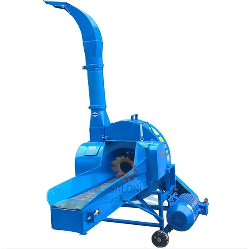 

Hot Sale Animal Feed Straw Chopper Corn Stalk Forage Silage Shredder Crusher Farm hay Grass Chaff Cutter Grinder Cutting Machine