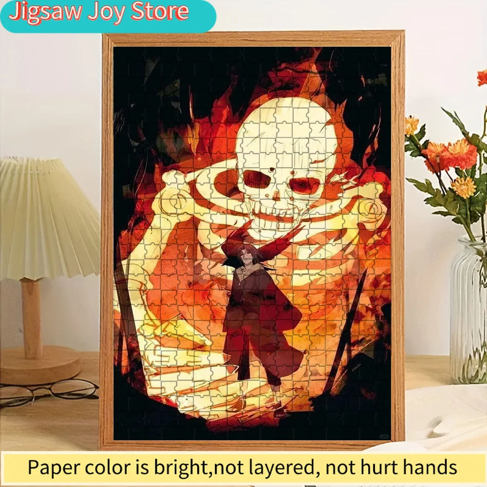 

Аниме-пазл «Учиха Итачи: Сусаноо. Гигантский скелет» (бумажный), премиум-класс, плотная бумага, HD-эффект огненно-красного Сусаноо