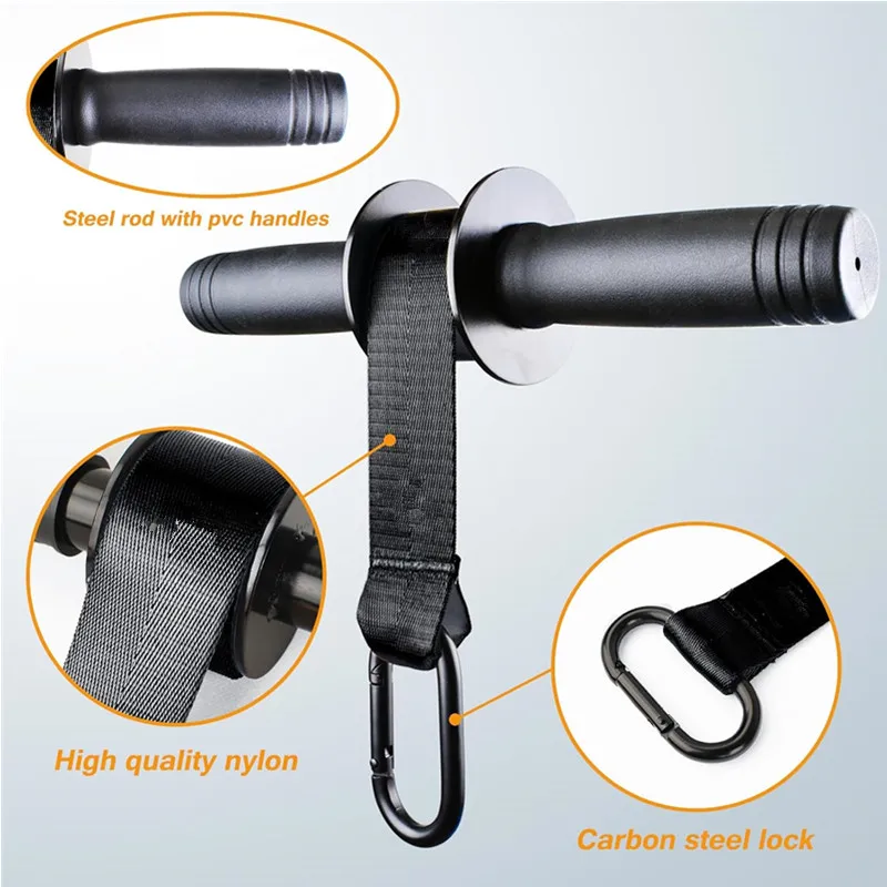 Forearm Strengthener and Wrist Roller with Quick Locking Mechanism Anti-Slip Grip Handles Perfect for Men and Women Gym Workout