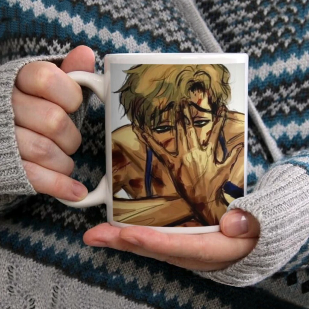 

Killing Stalking Anime Movie Coffee Mug Tea Cup 11oz Coffee Cup Funny Birthday Gifts for Women and Men Ceramic Mug Cup