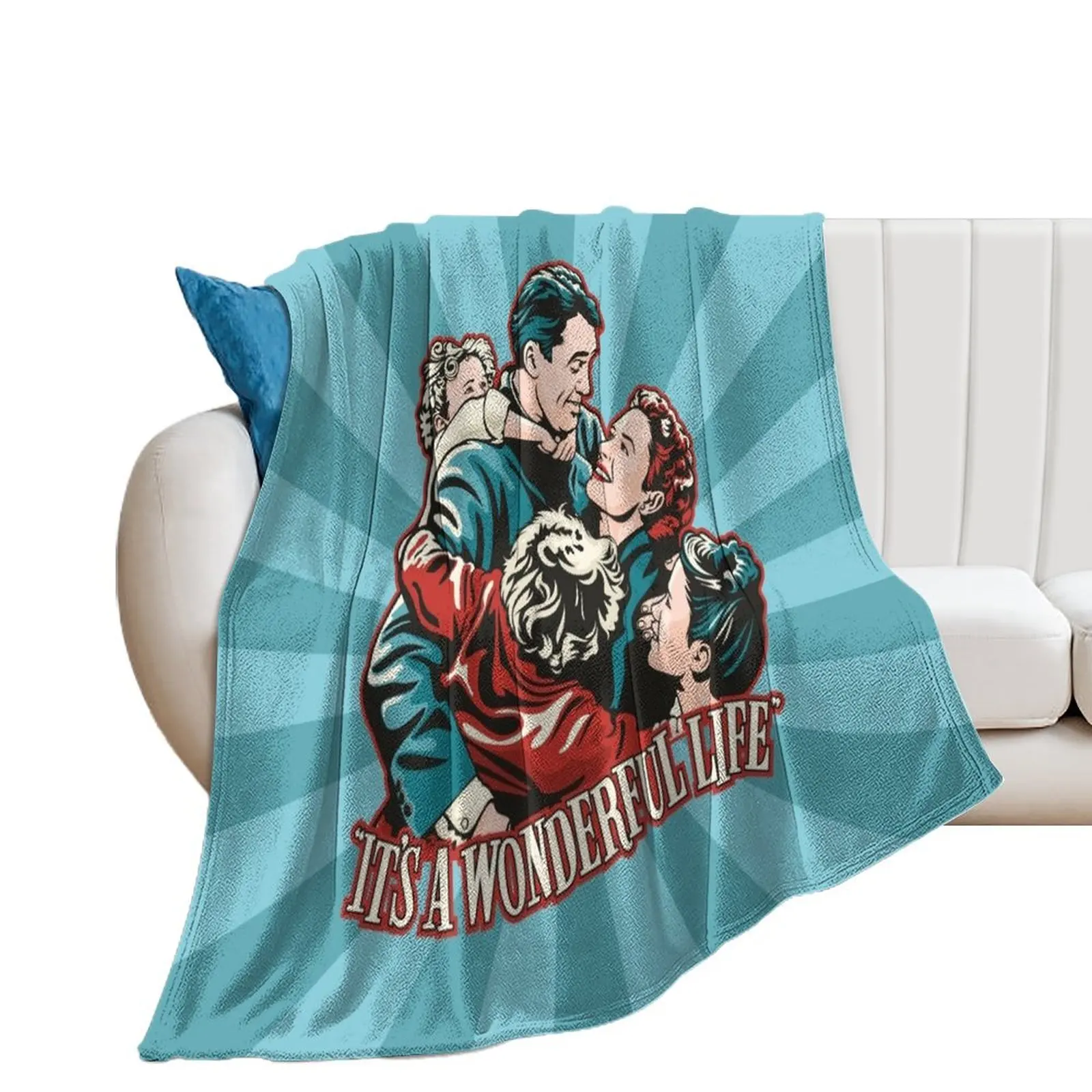 It's A Wonderful Life Throw Blanket Sofa Throw Picnic Blankets