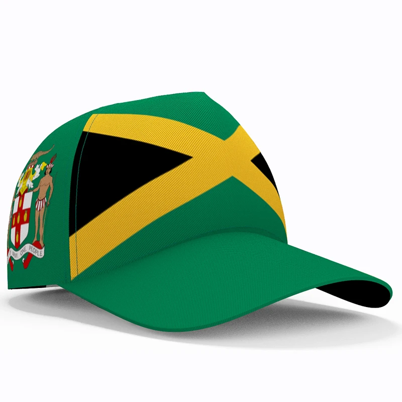 Jamaica Baseball Caps Free 3d Custom Made Name Number Team Logo Jm Hats Jam Country Travel Jamaican Nation Flag College Headgear