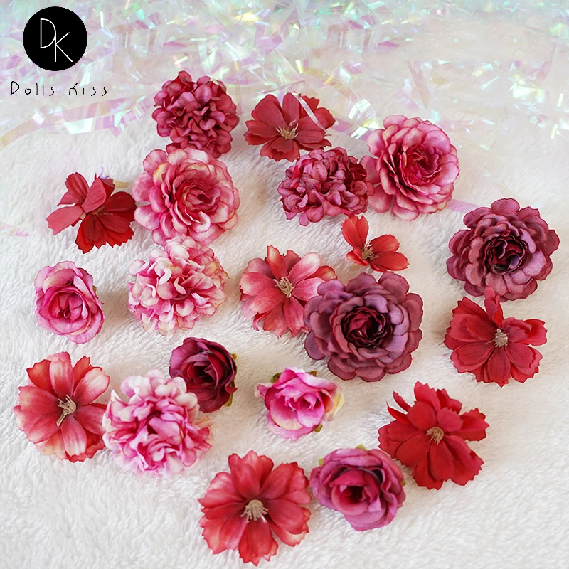 Colorful Rose Flower Ornament for Clear Bag Ita Badges Pins Window Display Anime DIY Accessories Girls Luxury Decorative Gifts