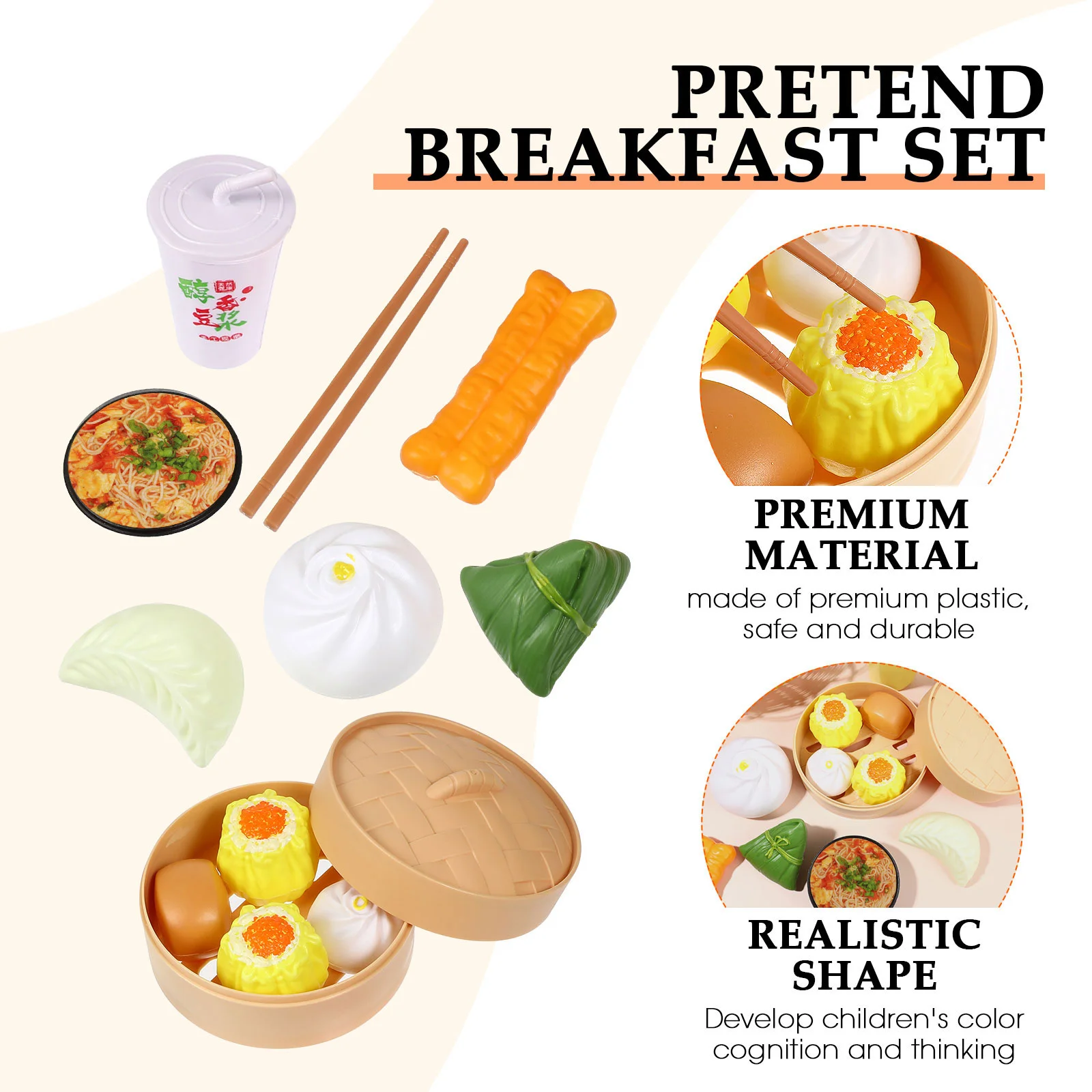 Miniature Induction Cooker for Steamer Buns Child Toys Babies Chinese Breakfast Play