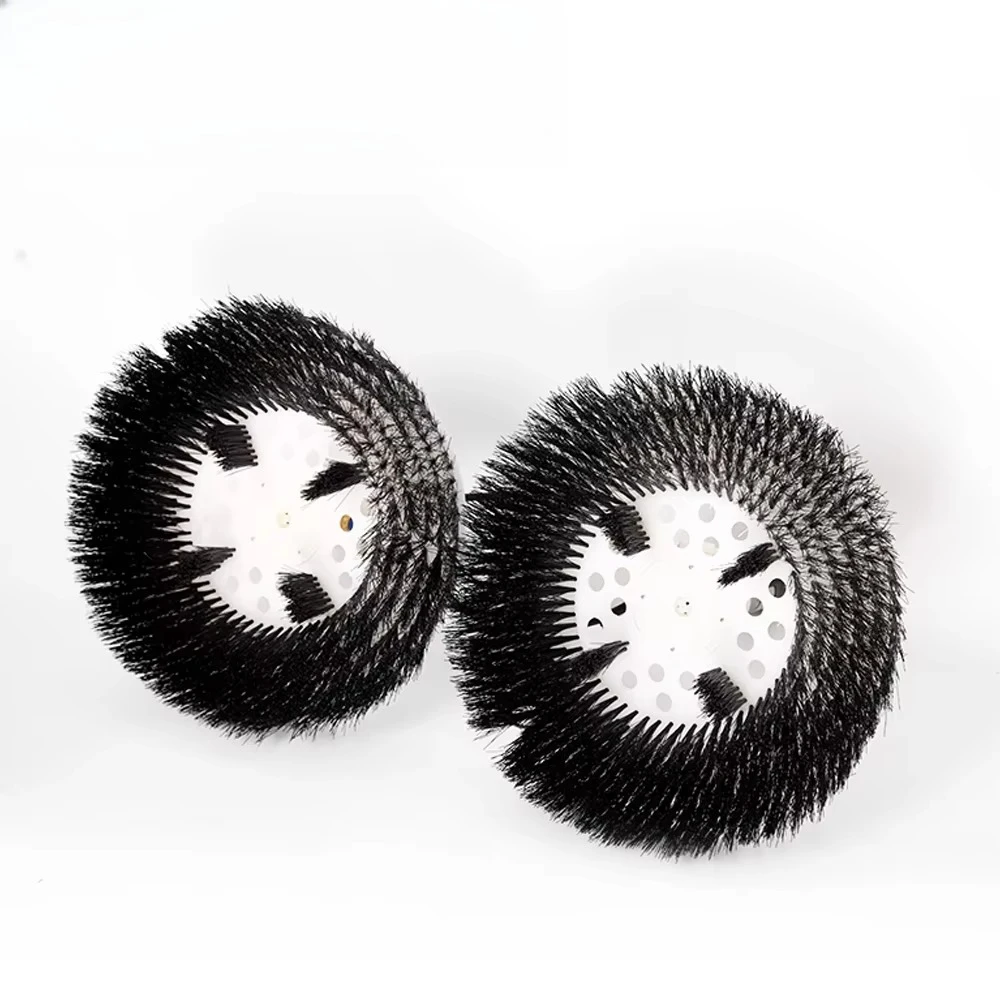 Cross-border Special Offer Custom telescopic handle Electric solar panel Rotary cleaning brush Double head cleaning tool