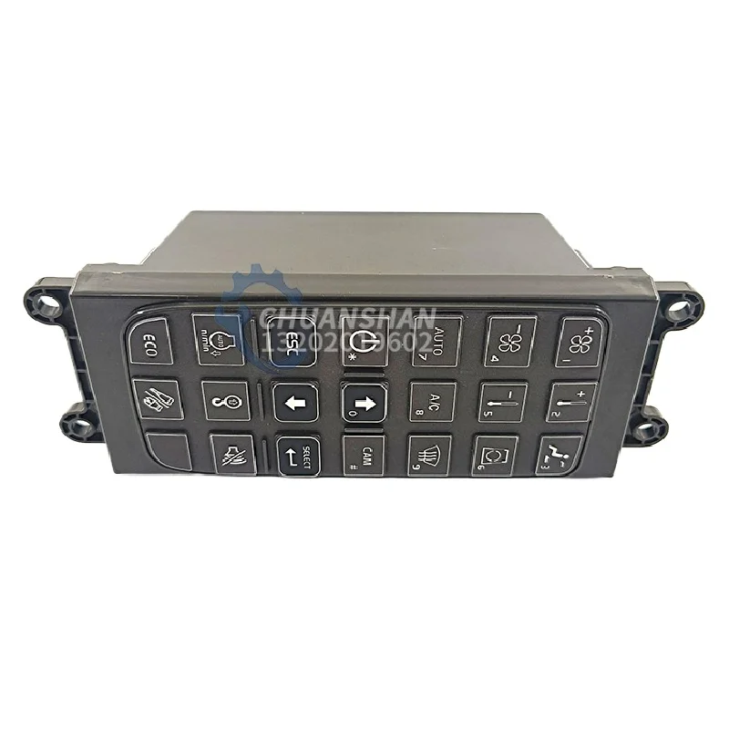 Excavator accessories for Vol-vo EC200 220 380 480D air conditioning controller panel air conditioning and heating switch