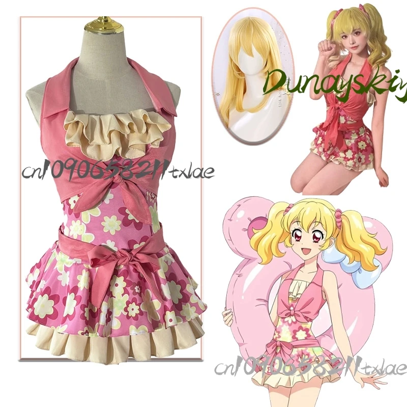 

Айкацуу! Hoshimiya Ichigo аниме костюмы для косплея парики аксессуары kawaii сексуальные купальники Гайнсай Ки женское платье Хэллоуин косплей