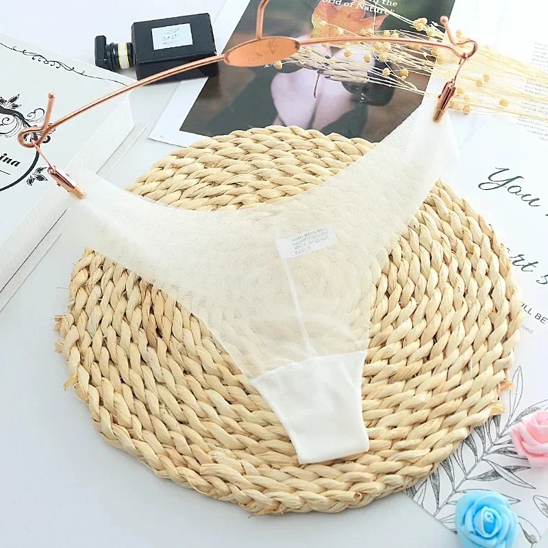 جديد مثير سراويل النساء الملابس الداخلية سوبر شفافة سلس ثونغ امرأة G سلسلة الدانتيل الملابس الداخلية الإناث ملخصات سراويل #5