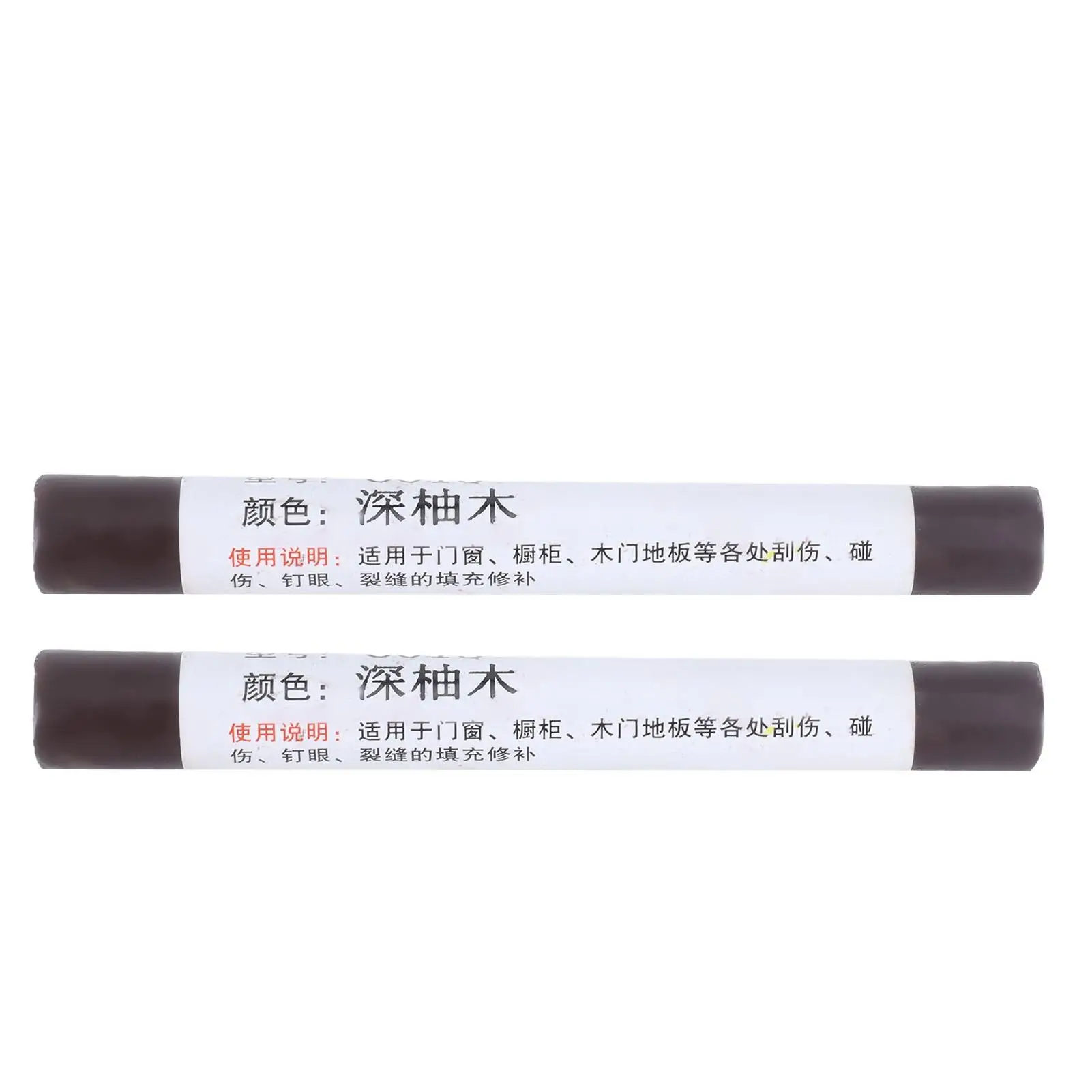 2Pcs DIY Scratch Repair Crayon Pens for Wood Floors - Furniture Paint Patch Kit - Composite Material Fixer