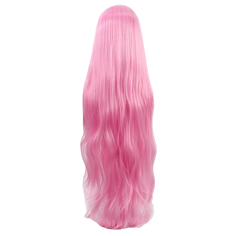 Sister Gigant Cosplay Wig Mahou Shoujo Ni Akogarete Pink Long Synthetic Hair Heat Resistant Halloween Role Play Party + Wig Cap view 5