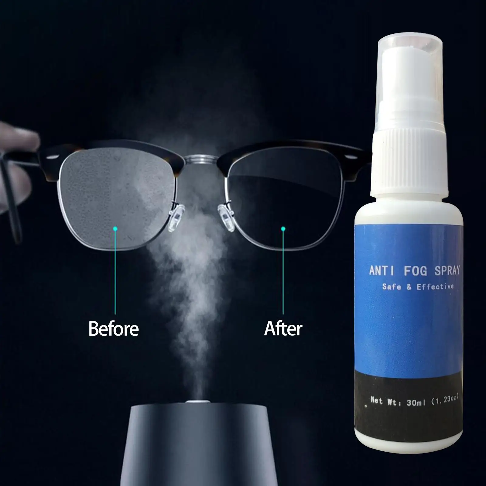 Anti Fog Spray ,Defogger Demister Defog Agent Eyeglass Lens Cleaner Lens