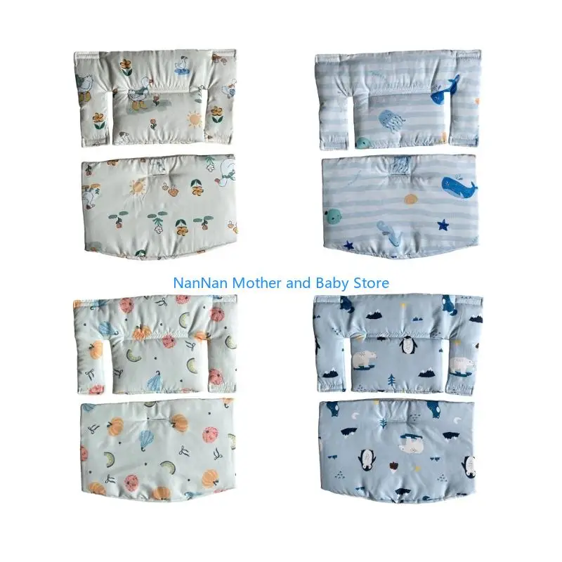 Ergonomic Infant Dining Chair Pad Dust Proof Backrest Cushion Breathable