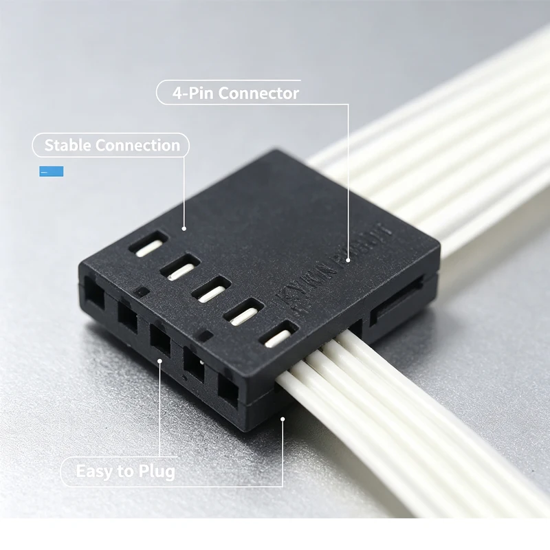 1X4 Matrix-Tastatur für Arduino Array-Modul 16-Tasten-Membranschalter Erweiterungs-Tastenfeld 1*4 Steuerung Mikroprozessor AVR – Detail 3
