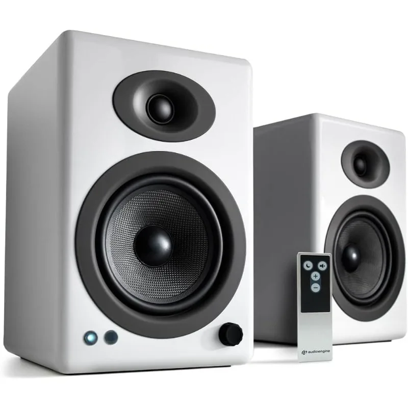 A5+ Wireless Bluetooth Bookshelf Speakers - Premium 150W Stereo Speakers for Music, Gaming, Turntables, Home Theater