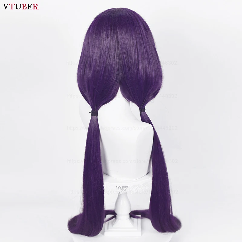 Nozomi Tojo Cosplay Wig Anime Tojo Nozomi Long Purple Black Heat Resistant Synthetic Hair Party Wigs + Wig Cap